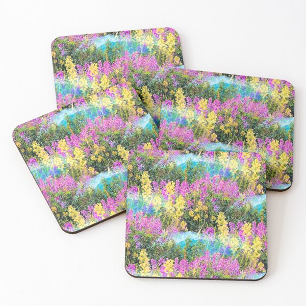 Item preview, Seamless Mountains of Flowers and Nature designed and sold by kristalcurt.