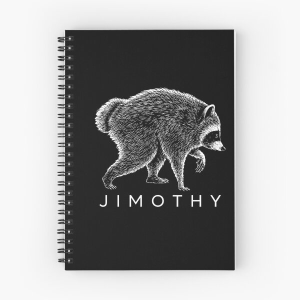 Item preview, Minimalist Jimothy Raccoon Black White Trash Panda Meme designed and sold by Devilians92.