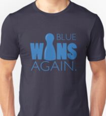Blue Wins Again Unisex T-Shirt