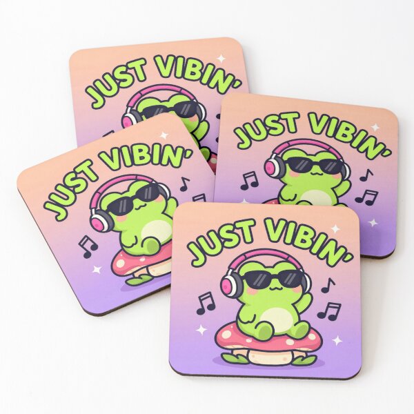 Item preview, Just Vibin Sticker designed and sold by S06PMarketing.