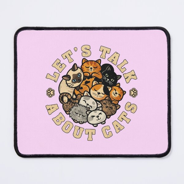 Item preview, Let's Talk About Cats Cute Vintage designed and sold by creativerooney.