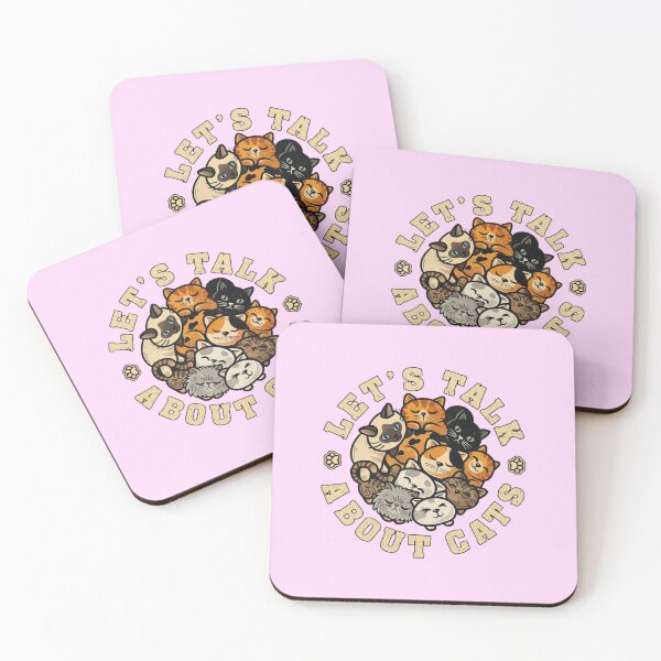 Item preview, Let's Talk About Cats Cute Vintage designed and sold by creativerooney.