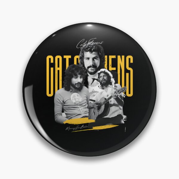 Item preview, Cat Stevens Morning Has Broken Yellow Typography Acoustic designed and sold by Carolina Ghelfi.