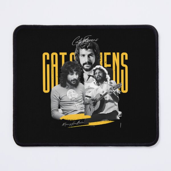 Item preview, Cat Stevens Morning Has Broken Yellow Typography Acoustic designed and sold by Carolina Ghelfi.