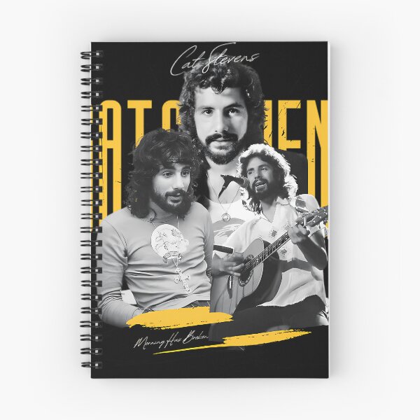 Item preview, Cat Stevens Morning Has Broken Yellow Typography Acoustic designed and sold by Carolina Ghelfi.