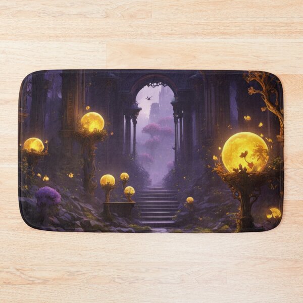 Item preview, Enchanted Moonlit Ruins Fantasy Art designed and sold by Uniquely Yours.