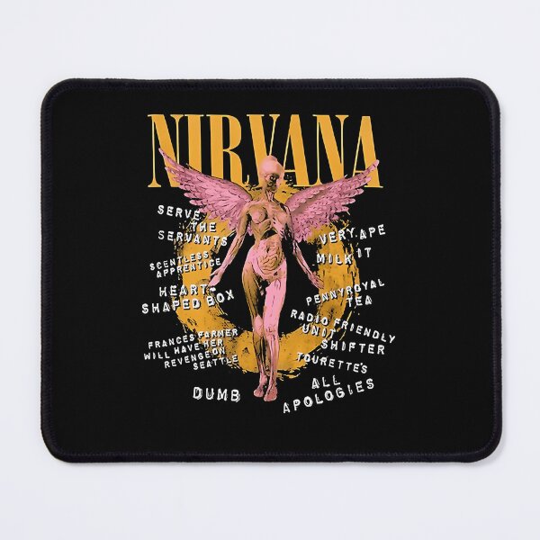 Item preview, Nirvana In Utero Tracklist Angel Illustration designed and sold by Scottist-Studio.