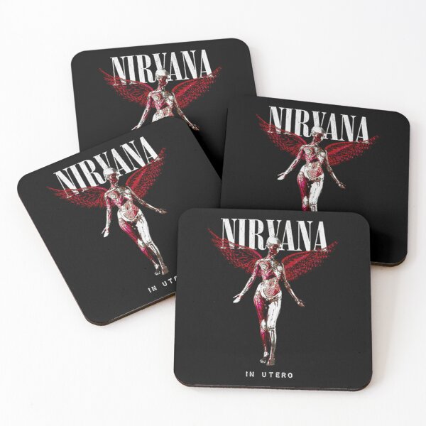 Item preview, Nirvana In Utero Red Wings Angel Visual designed and sold by Scottist-Studio.