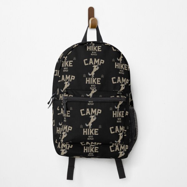 Item preview, Camp. Hike. Wag. Repeat. – Outdoor Adventure Dog Lover designed and sold by HideawayMtn.