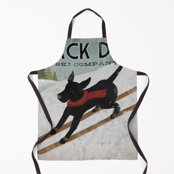 Item preview, Vintage Ski Dog Winter Snow Mountain designed and sold by pastbarack.