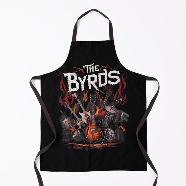 Item preview, The Byrds White Jagged Typography and Burning Instruments designed and sold by Carolina Ghelfi.