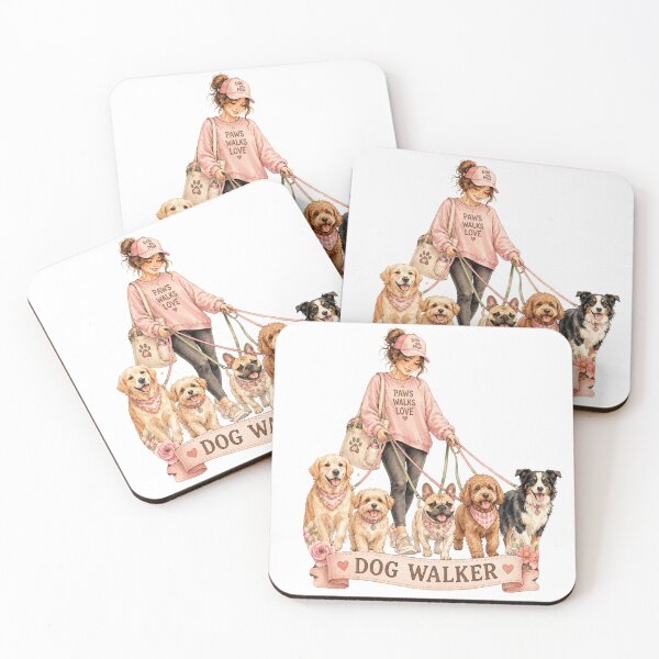 Item preview,     Dog Walker Era | Cute Pastel Floral designed and sold by Petals and pearls.