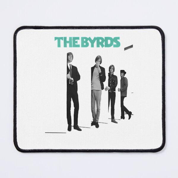 Item preview, The Byrds Teal Typography and Monochrome Walking Members designed and sold by Carolina Ghelfi.