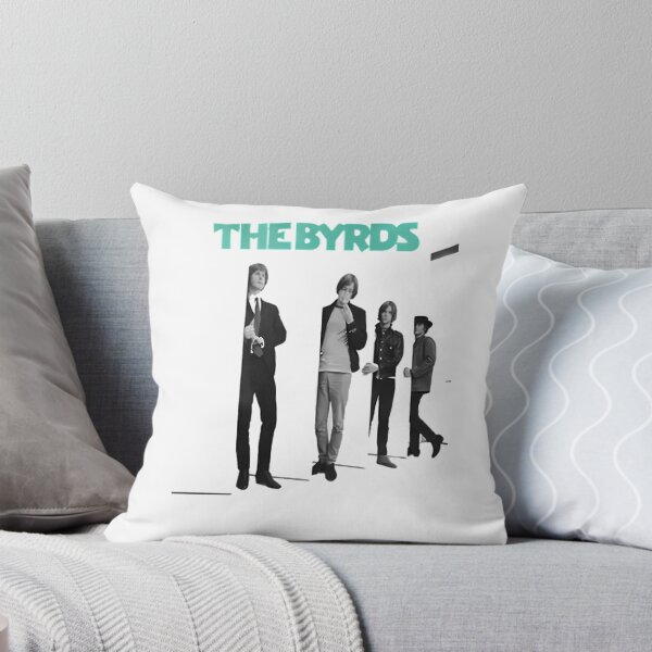 Item preview, The Byrds Teal Typography and Monochrome Walking Members designed and sold by Carolina Ghelfi.