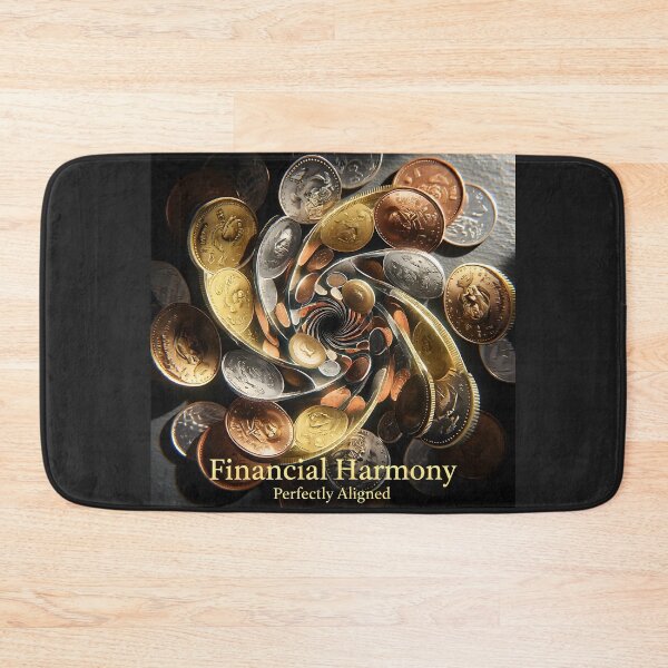 Item preview, Financial Harmony Coin Mandala Poster: Aligned Wealth Geometric Canvas designed and sold by Creative-RE.
