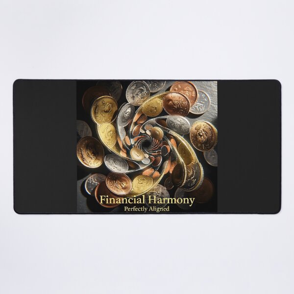 Item preview, Financial Harmony Coin Mandala Poster: Aligned Wealth Geometric Canvas designed and sold by Creative-RE.