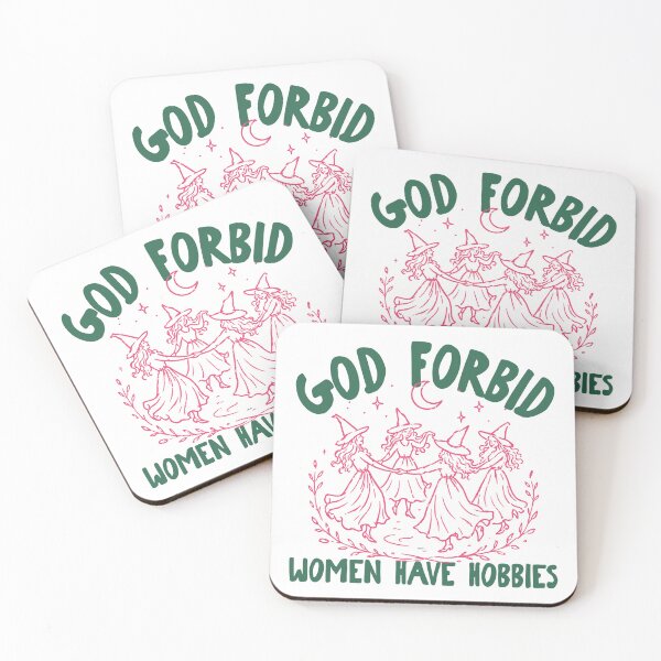 Item preview, God Forbid Women Have Hobbies Funny Halloween Witchy Feminist designed and sold by PartyFam.