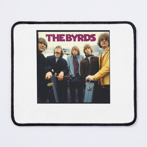 Item preview, The Byrds Purple Typography and Guitar Cases Band Portrait designed and sold by Carolina Ghelfi.