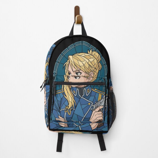 Item preview, Riza Hawkeye Fullmetal Alchemist Stained Glass Military Cool designed and sold by mildaclairmo.