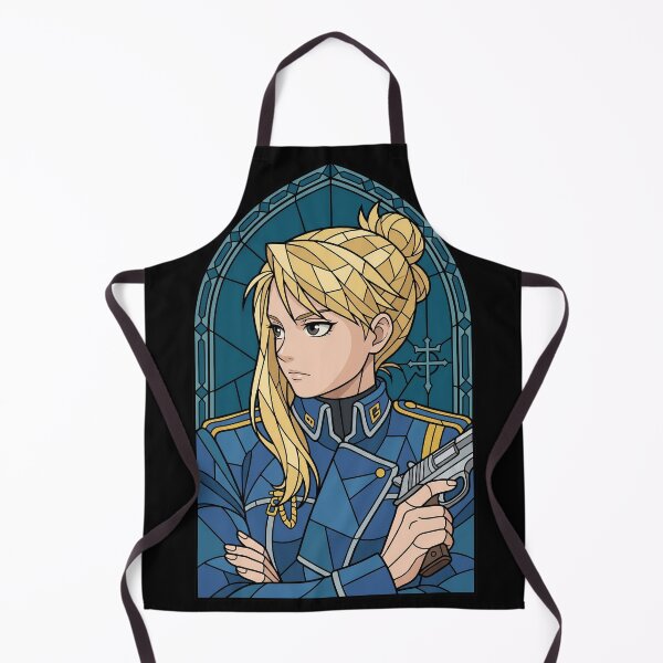 Item preview, Riza Hawkeye Fullmetal Alchemist Stained Glass Military Cool designed and sold by mildaclairmo.