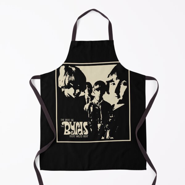 Item preview, The Best of The Byrds Eight Miles High Black and Cream Stencil designed and sold by Carolina Ghelfi.