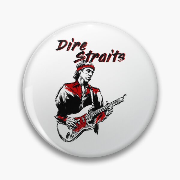 Item preview, Dire Straits Red Silhouette Guitarist Dark Grunge designed and sold by Carolina Ghelfi.