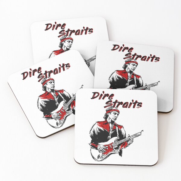 Item preview, Dire Straits Red Silhouette Guitarist Dark Grunge designed and sold by Carolina Ghelfi.