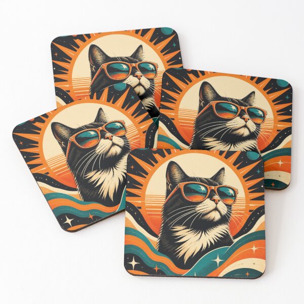 Item preview, Pixel Cat Sunrise designed and sold by S06PMarketing.