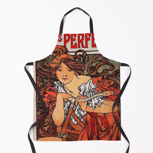 Item preview, Vintage Art Nouveau Woman Bicycle designed and sold by pastbarack.