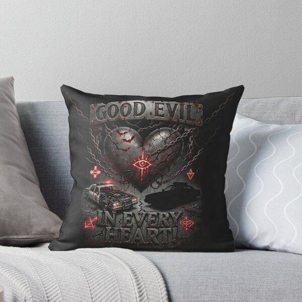 Item preview, Chained Heart Police Car Graphic designed and sold by Voodoo Store Paranormal Collections.