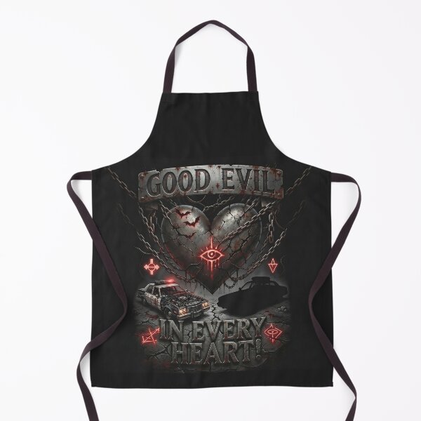 Item preview, Chained Heart Police Car Graphic designed and sold by Voodoo Store Paranormal Collections.