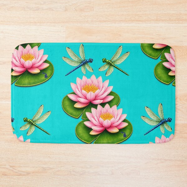 Item preview, Dragonflies and Lily Pads | Michigan Nature Artwork designed and sold by FreshWaterWares.
