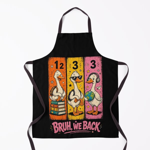 Item preview, Silly Goose Back To School Bruh We Back Retro Goose Humor designed and sold by CF_VintageDesign.