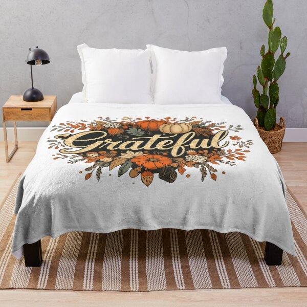 Item preview, Grateful Fall Thanksgiving T-shirt, Fall Thanksgiving gifts designed and sold by JCozycorner.