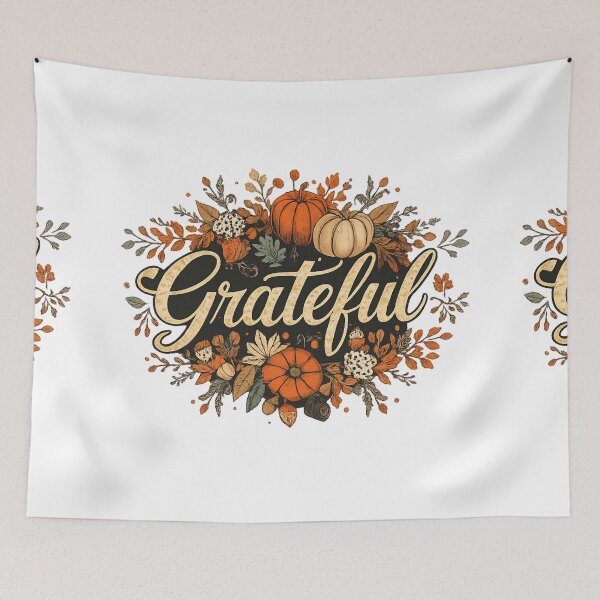 Item preview, Grateful Fall Thanksgiving T-shirt, Fall Thanksgiving gifts designed and sold by JCozycorner.