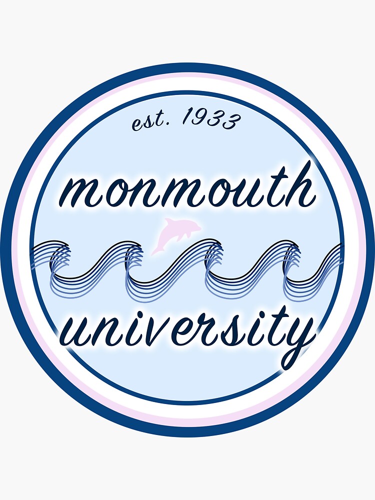 "Monmouth university " Sticker by ktsammie Redbubble