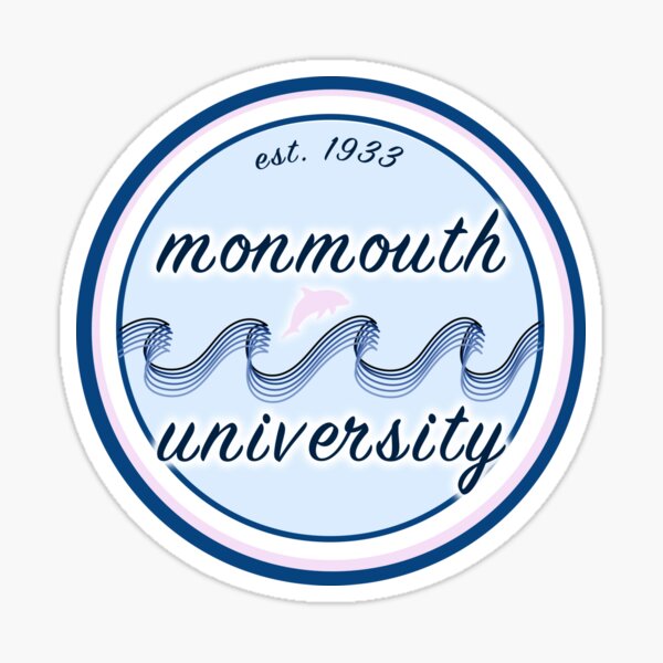 "Monmouth university " Sticker by ktsammie Redbubble