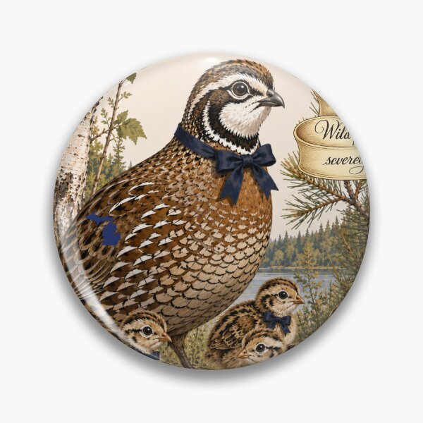 Item preview, Northern Bobwhite | Michigan Native Bird designed and sold by FreshWaterWares.
