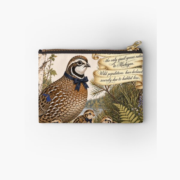 Item preview, Northern Bobwhite | Michigan Native Bird designed and sold by FreshWaterWares.