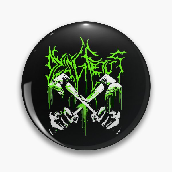 Item preview, Dying Fetus Green and Crossed Axes designed and sold by Mojben.