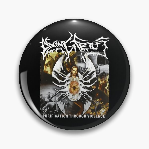 Item preview, Dying Fetus Purification Through Violence Jesus Spider Skeleton Collage designed and sold by Mojben.