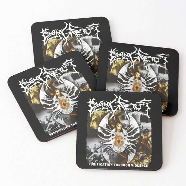Item preview, Dying Fetus Purification Through Violence Jesus Spider Skeleton Collage designed and sold by Mojben.