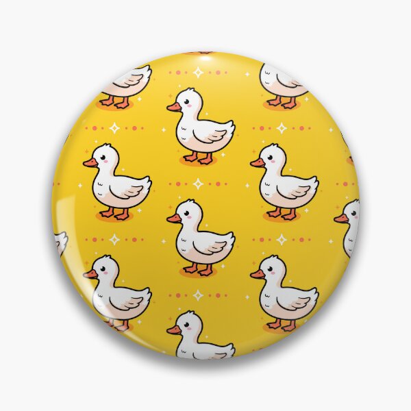 Item preview, Cute Duck Pattern Yellow - Kawaii Gift designed and sold by TangoCharlieNZ.