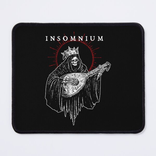 Item preview, Insomnium Crowned Grim Reaper Playing Lute Dark Medieval designed and sold by Mojben.