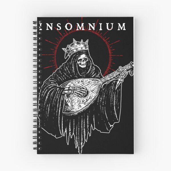 Item preview, Insomnium Crowned Grim Reaper Playing Lute Dark Medieval designed and sold by Mojben.