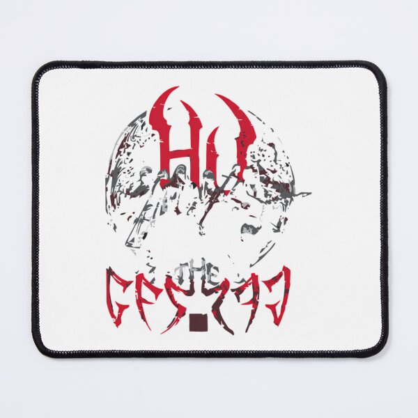 Item preview, The Hu Red Silhouette Members and Monogram designed and sold by Mojben.
