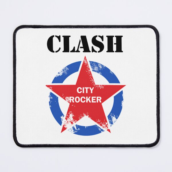 Item preview, City Rocker Red Star inside Distressed Blue Circle Indie Rock designed and sold by Mojben.