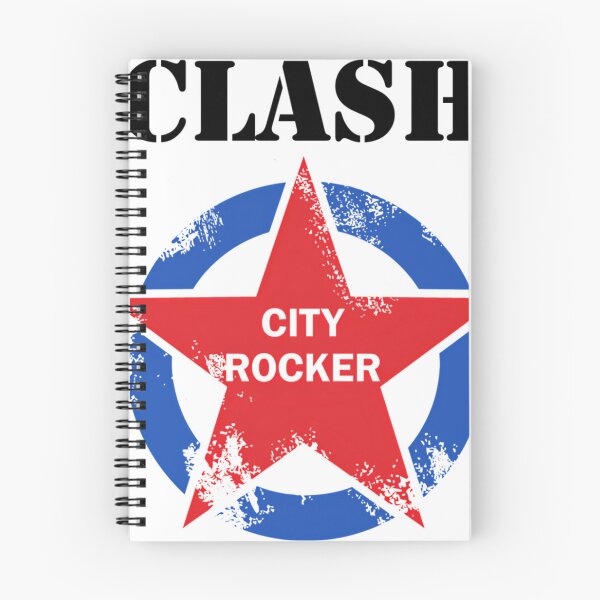 Item preview, City Rocker Red Star inside Distressed Blue Circle Indie Rock designed and sold by Mojben.
