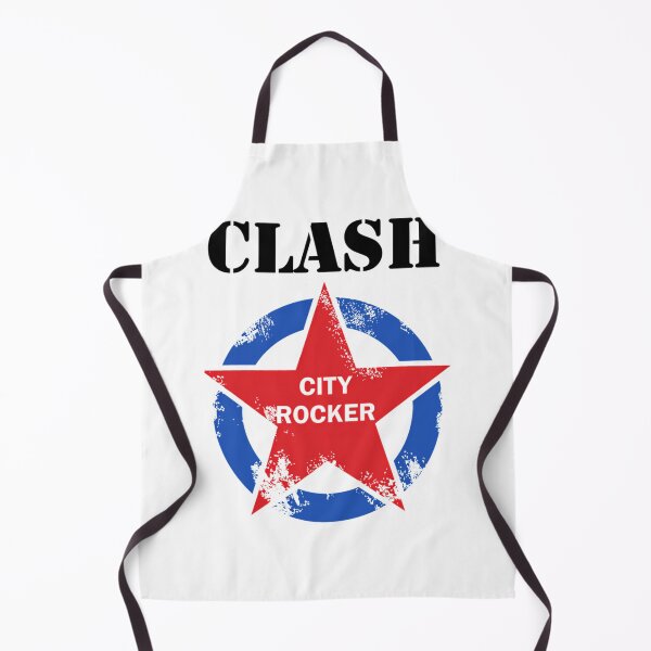 Item preview, City Rocker Red Star inside Distressed Blue Circle Indie Rock designed and sold by Mojben.