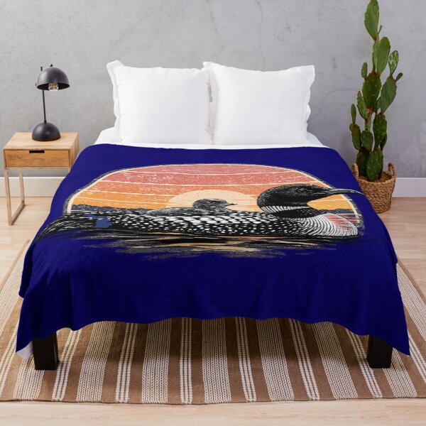 Item preview, Loon Sunset in Michigan | Great Lakes Wildlife designed and sold by FreshWaterWares.